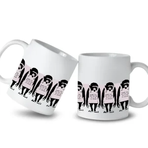Banksy Ceramic Mug 325ml - Laugh Now