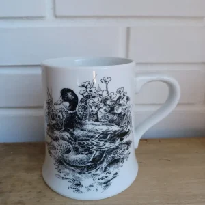 Leif Ragn Jensen. Krus med gråænder 13 cm.