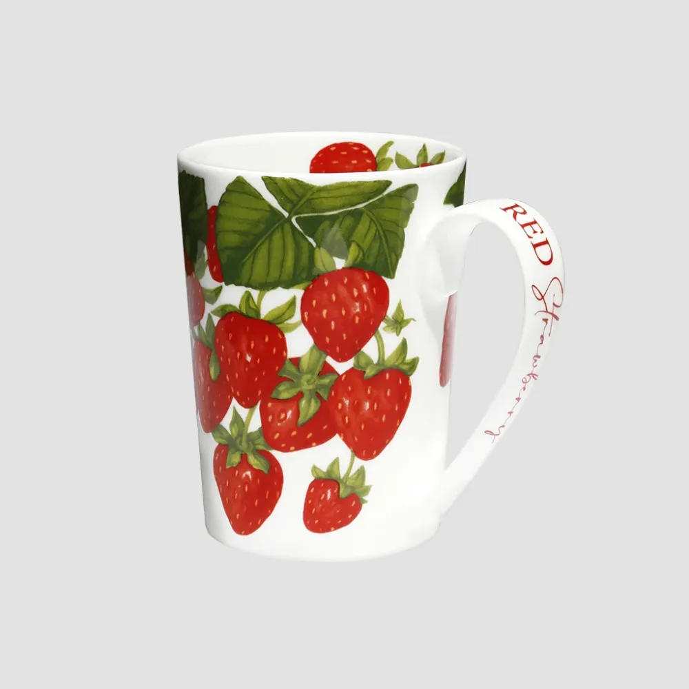 Taitù kop Rød Jordbær fint porcelæn porcelæn 12-11-4