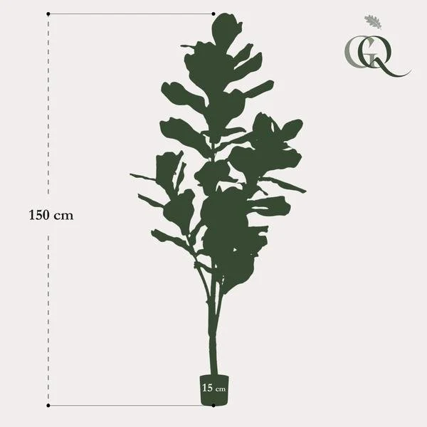 Ficus Lyrata kunstig h150cm