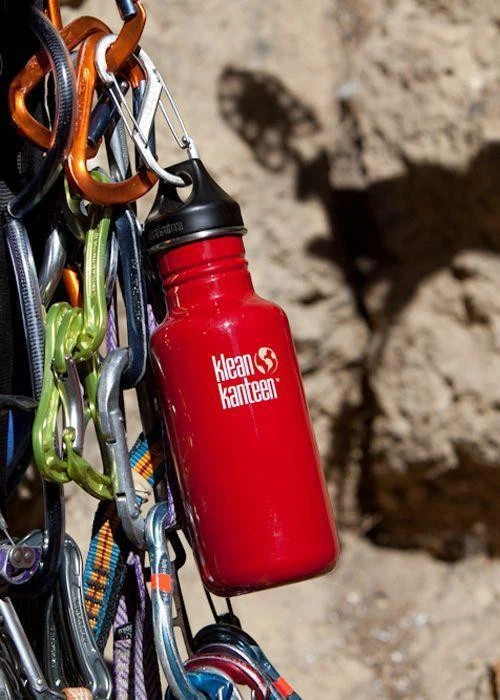 Låg i BPA-fri plastik, Loop Cap, Black - passer til alle Klean Kanteen Classic flasker