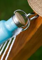 Loop Cap i rustfri stål og bambus – passer til alle Klean Kanteen Classic flasker