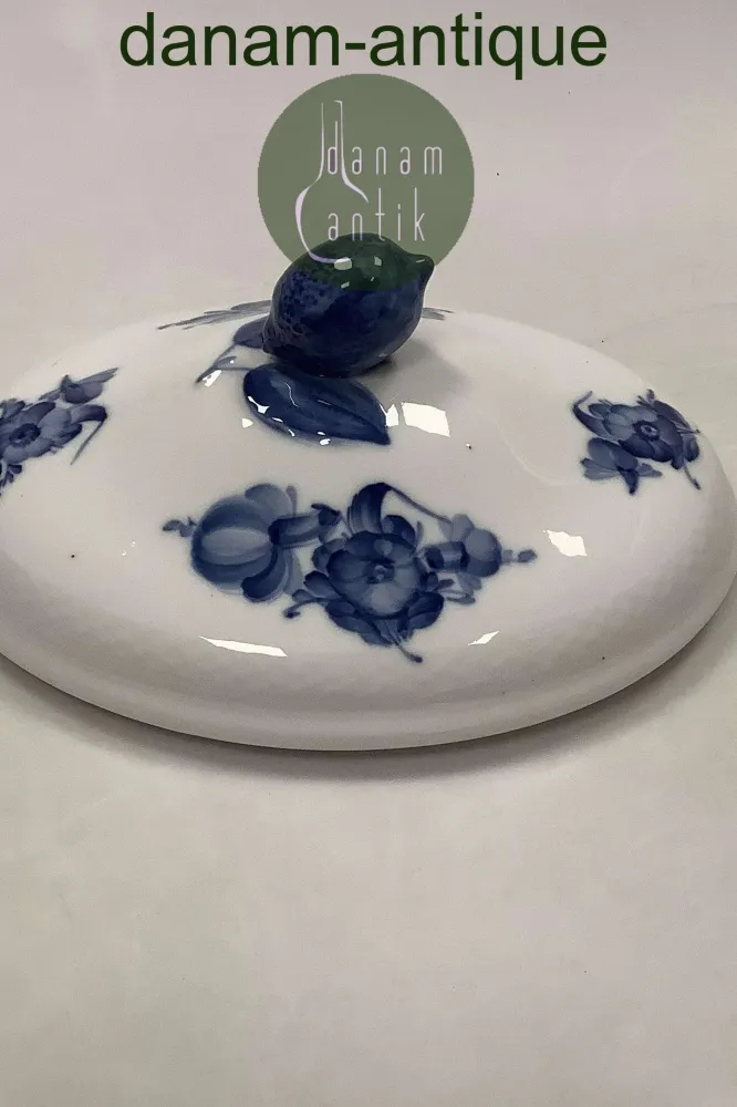 Royal Copenhagen Blå Blomst Flettet Låg til Terrin No. 8054