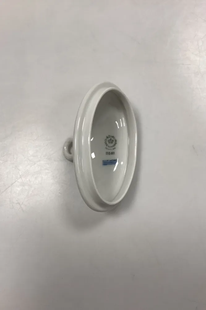 Royal Copenhagen Hvid Vifte Låg til Sukkerskål No. 11561