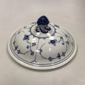 Royal Copenhagen Musselmalet Riflet Låg No. 397