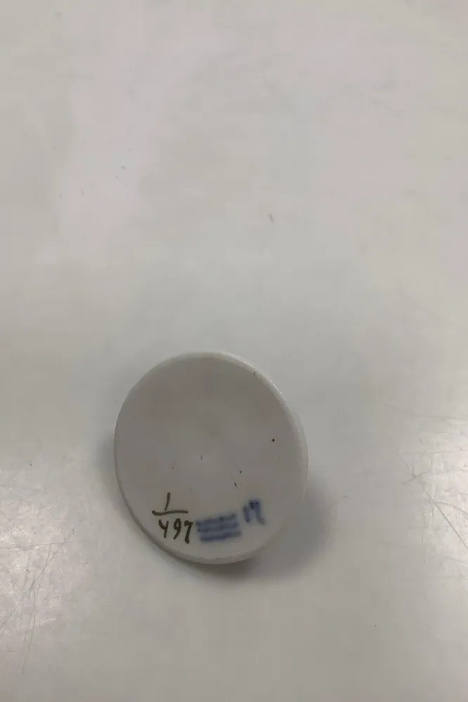 Royal Copenhagen Musselmalet Riflet Låg til Chocoladekande No 497