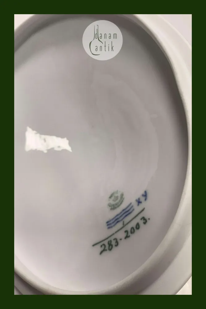 Royal Copenhagen Musselmalet Riflet Låg til Lågfad No 283 / 2003