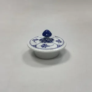 Royal Copenhagen Musselmalet Riflet Låg til Tekande No. 259