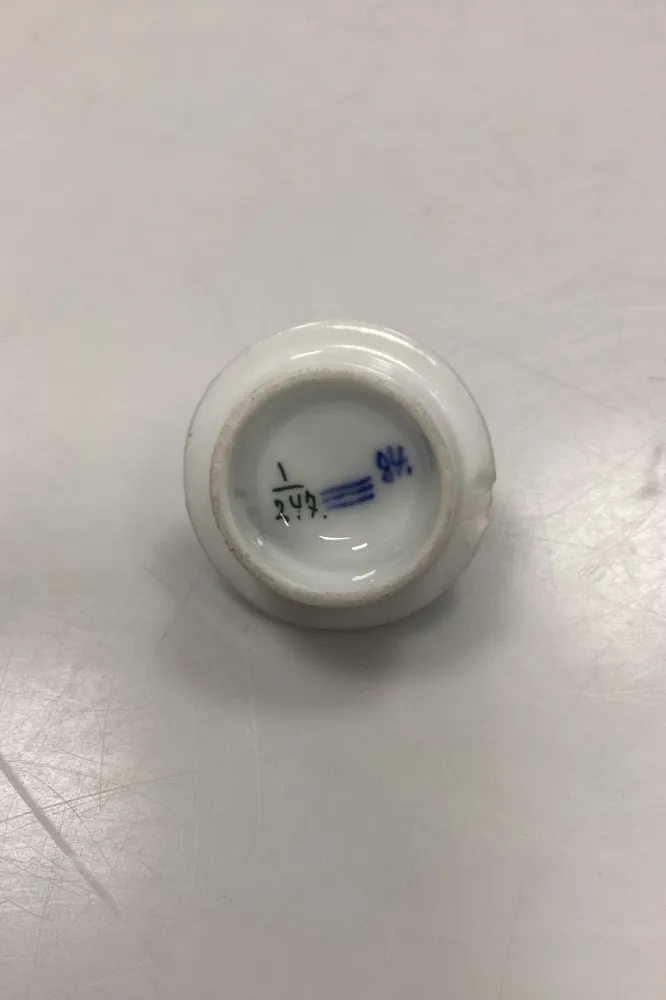 Royal Copenhagen Musselmalet Riflet Låg til Tekande No. 247
