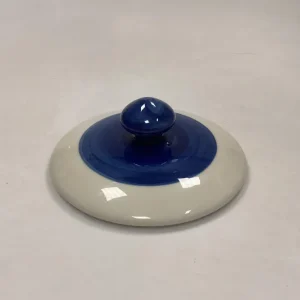 Rörstrand Blå Koka Låg med knop