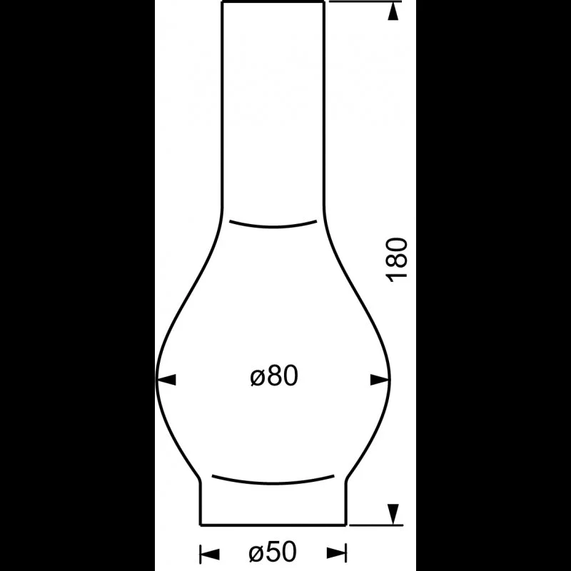 Brænderglas Sampan II