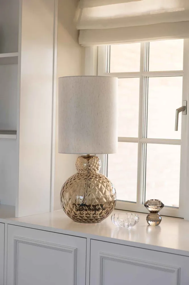 Lily Bordlampe - Brun | Harlequin