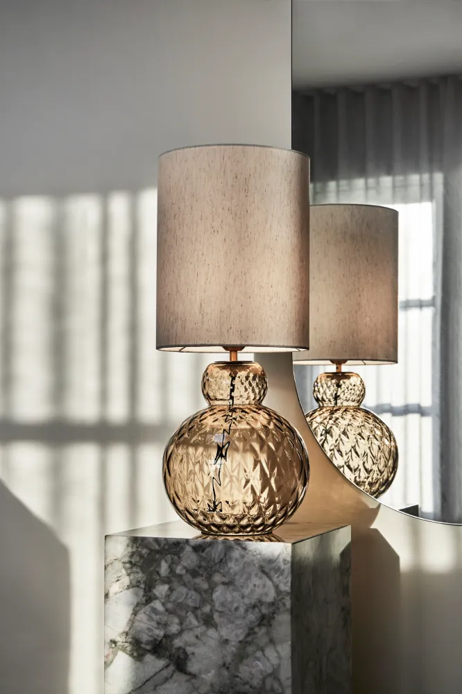 Lily Bordlampe - Brun | Harlequin