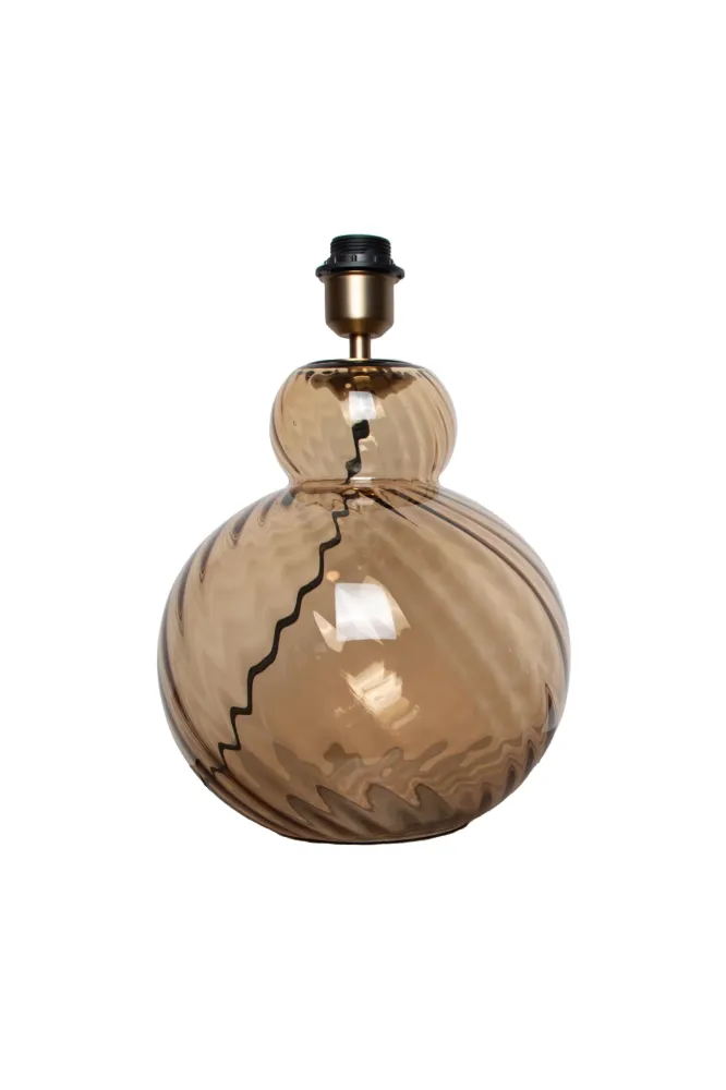 Lily Bordlampe - Brun | Swirl