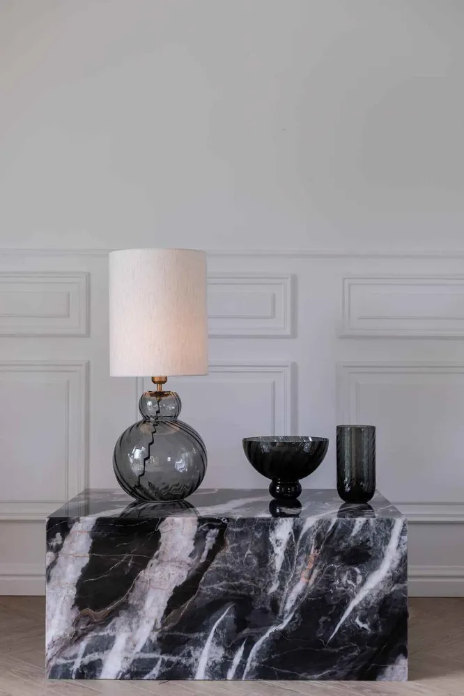 Lily Bordlampe - Grå | Swirl