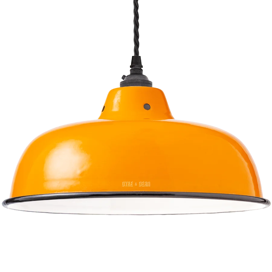 EMALEL ORANGE HALS VENT SKYGGE DYKE & DEAN