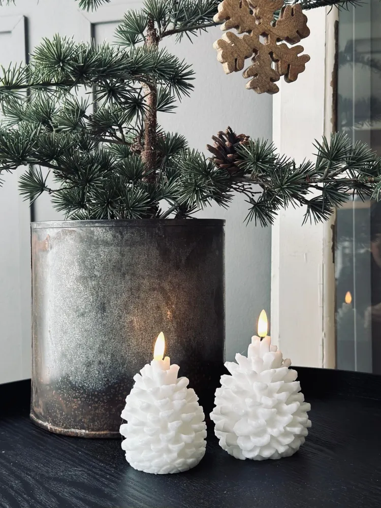 LED lys Kogle med timerfunktion - Stor