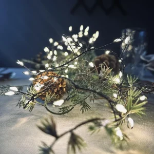 LED Lyskæde Black wire med 100 lys