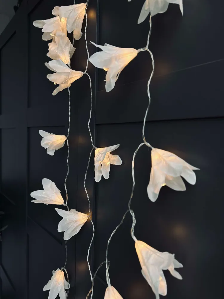 LED Lyskæde FLOWER - Med timerfunktion