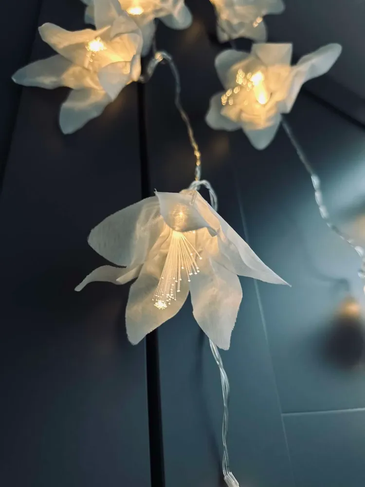 LED Lyskæde FLOWER - Med timerfunktion