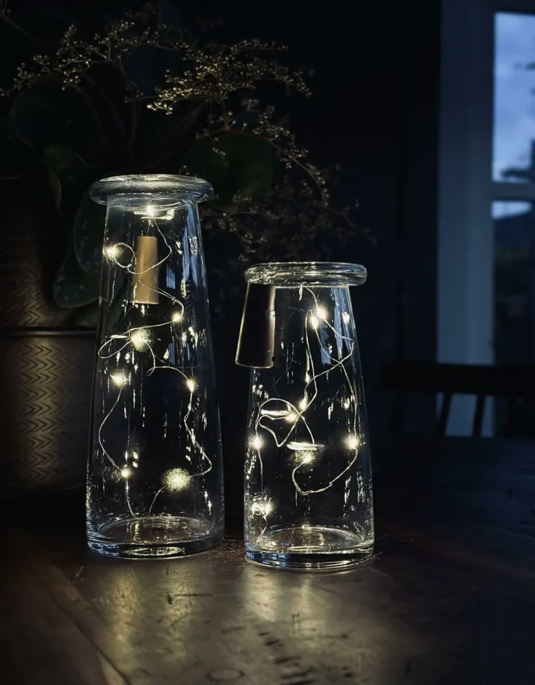 LED Lyskæde med prop (75 cm)