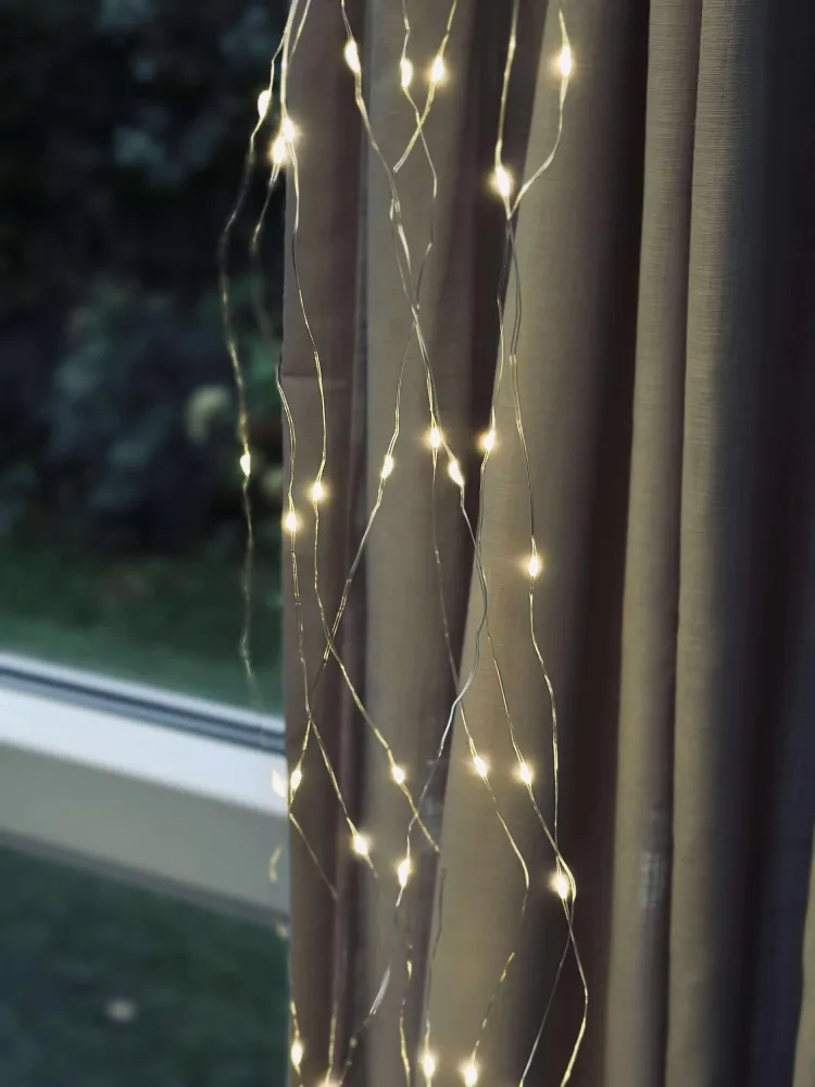 Lyskæde hængende med 160 led lys
