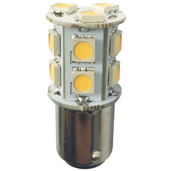 1852, LED bajonet BA15D Ø19x43mm 10-36Vdc, 1,8 W, 2 stk
