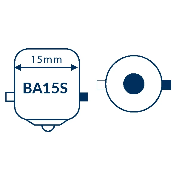 Nautecled, Bajonet LED pære BA15S 2W 2700K 190 Lumen
