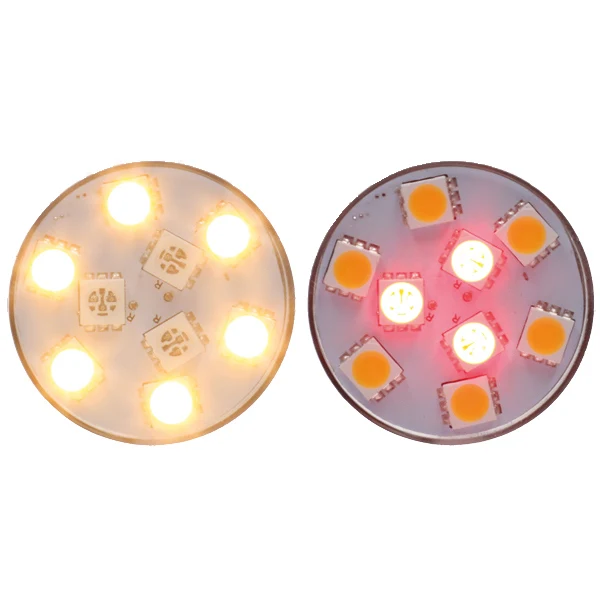 Nautecled, Bajonet LED pære - hvid/rød BA15D, 2700K, 10-35V, 80 Lumen