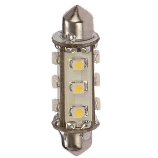 Nautecled, Pinolpære 42mm, 1,2W, 10-35V DC, 2700K, 100 Lumen