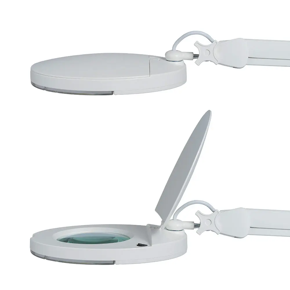 LUPA LED HF leddelt forstørrelseslampe - 8W - 5 dioptrier - MIMSAL