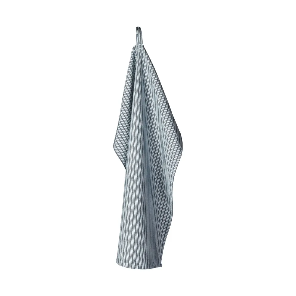 Speedtsberg Viskestykke Dark blue stribet 50x70cm