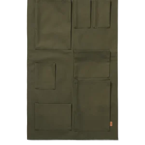 Bark Garden Wall Storage - Olive