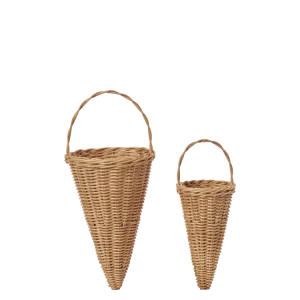 Braided Cones - Set 2 - Natural