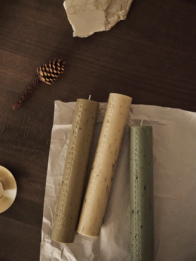 Mura Advent Candle - Ash Brown