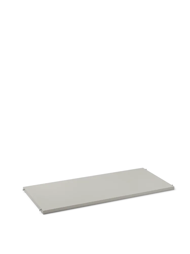 Punctual - Solid Metal Shelf - Light Grey