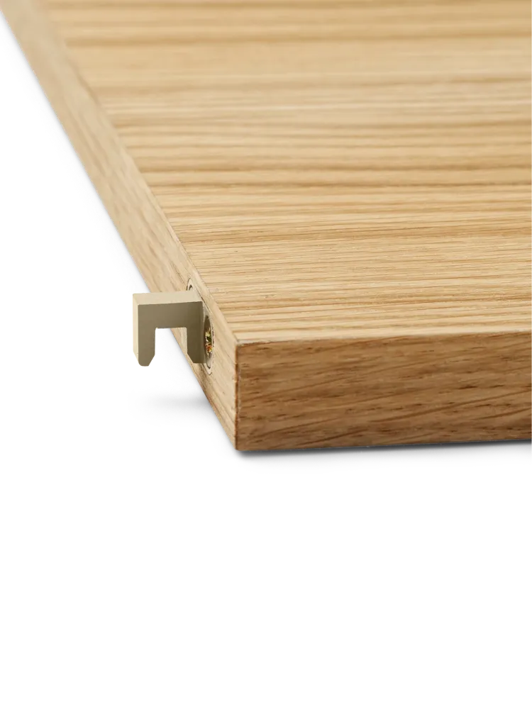 Punctual - Wooden Shelf - Oak/Cashmere