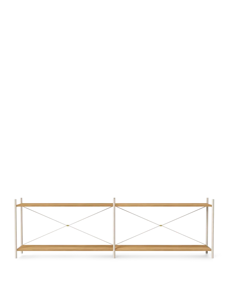 Punctual - Wooden Shelf - Oak/Cashmere