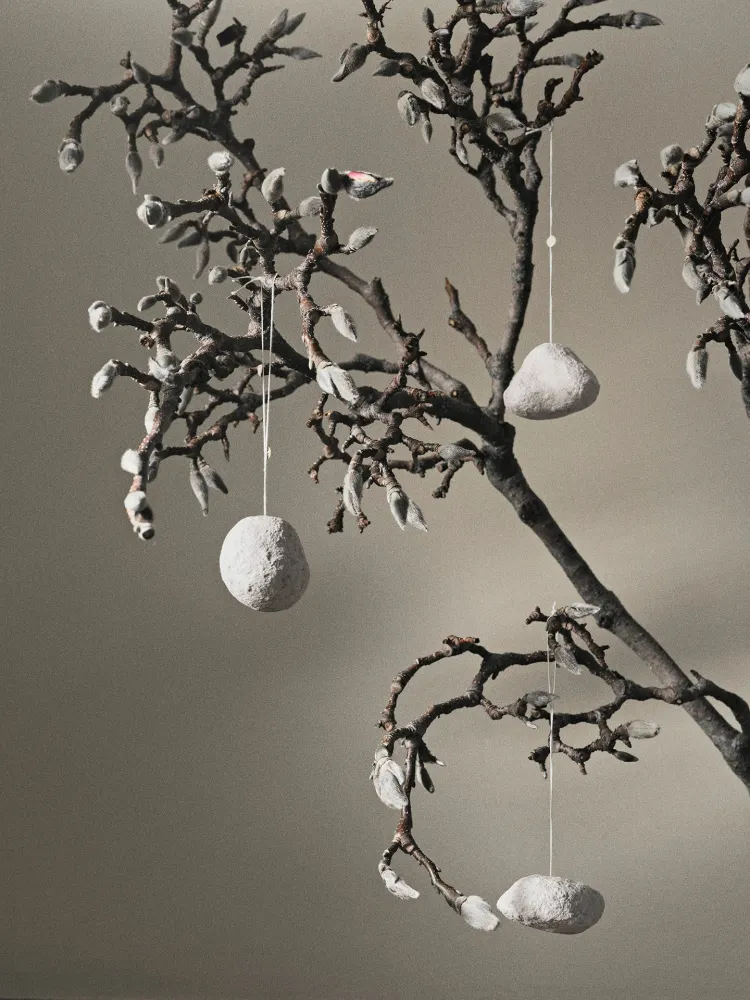 Snowball Ornaments - Set 3 - White