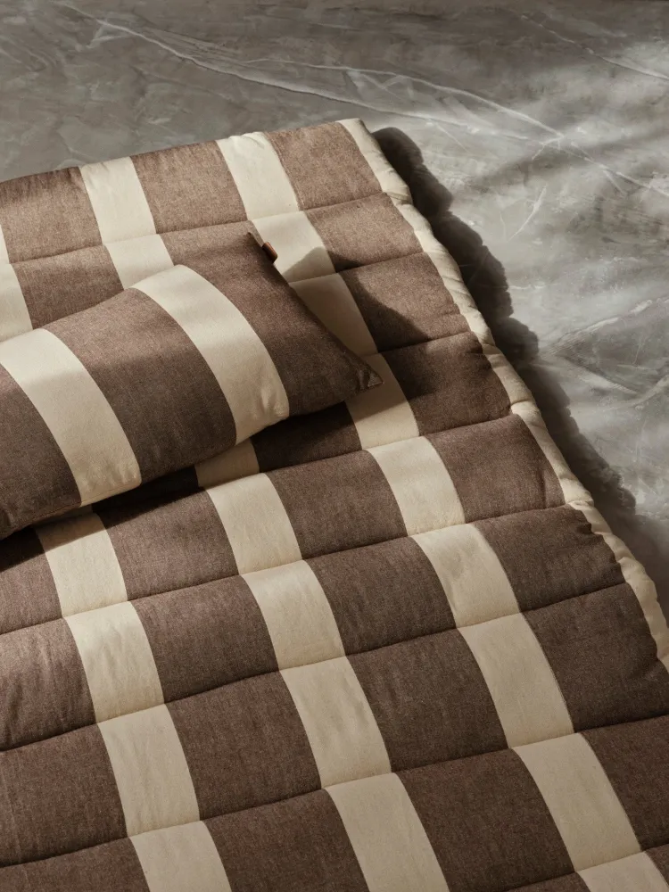 Strand Quilted Mattress - Carob Brown/Parchment