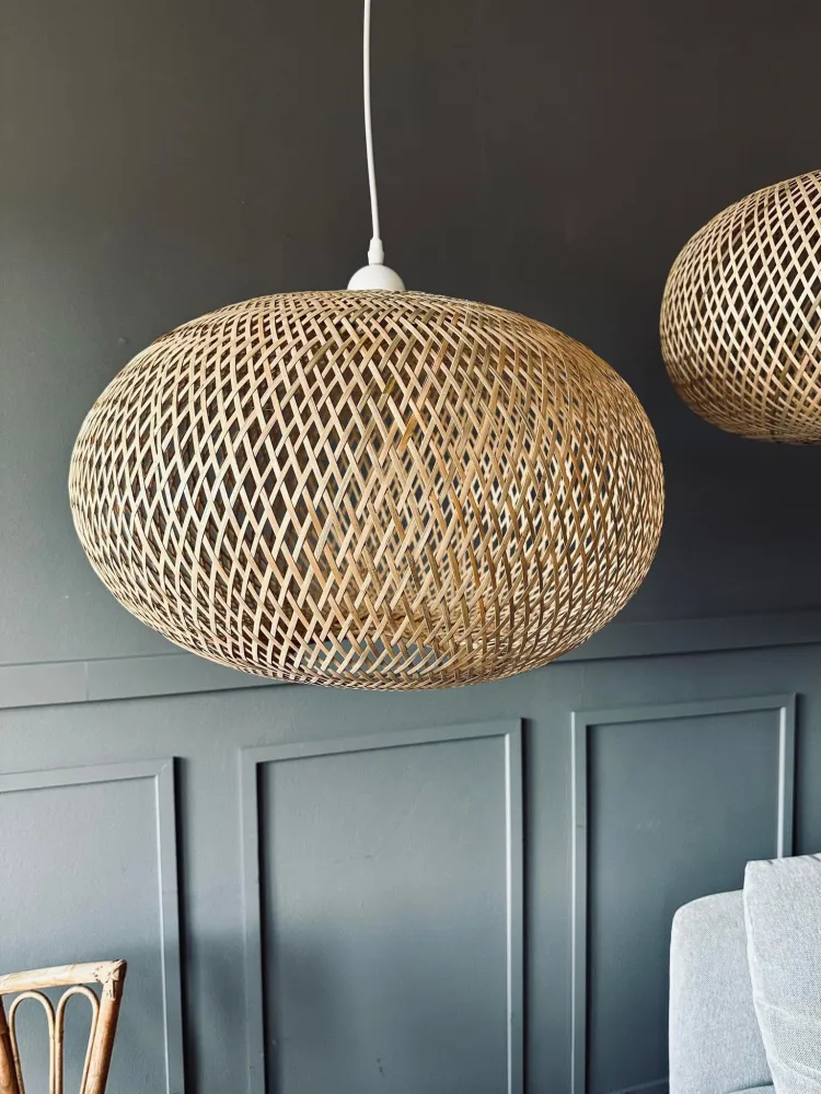 Lampe bambus - Dia 35cm