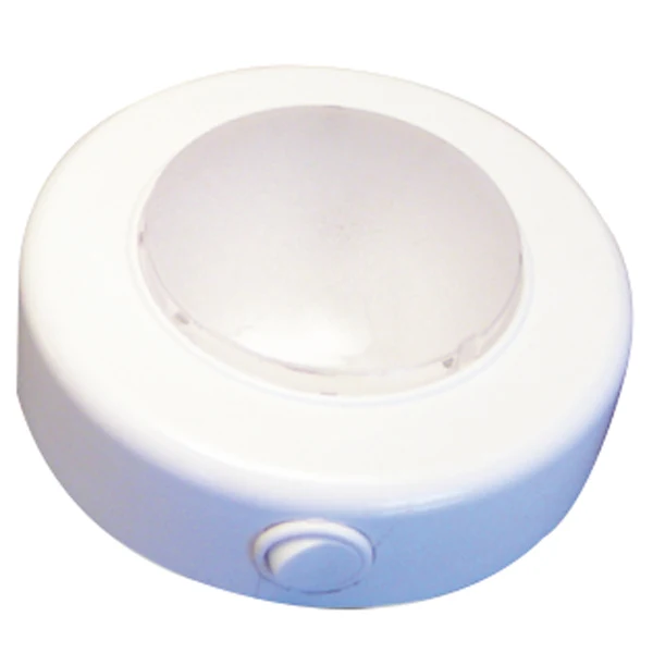 1852, Loftslampe, LED, 12V, 2,5W, Ø110mm, Hvid, Plast