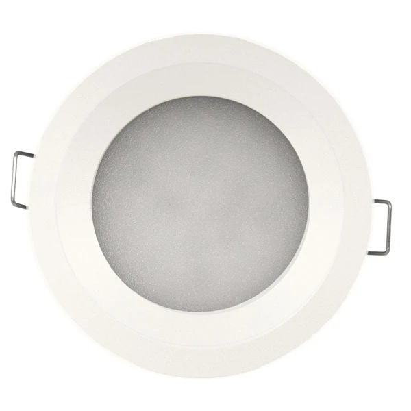 Casolux, Maria LED indbygningsspot 10-32V stor, alu hvid, IP65, 3W, 3000K, 255 lumen