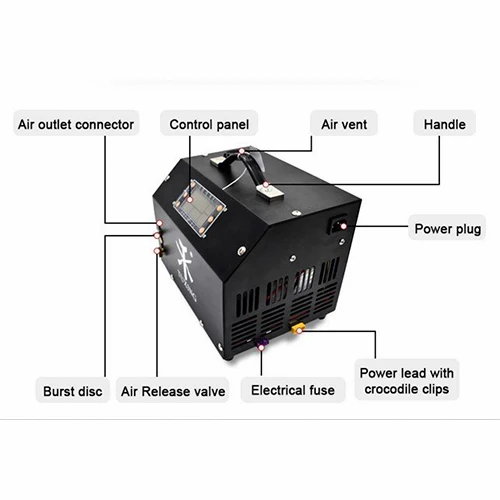 Kompressor 300 Bar m/LCD display