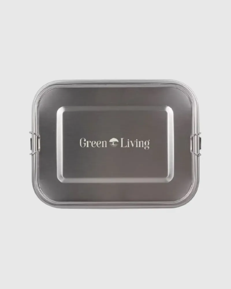 Bento Box i rustfrit chromed – perfekte til madpakke og snack