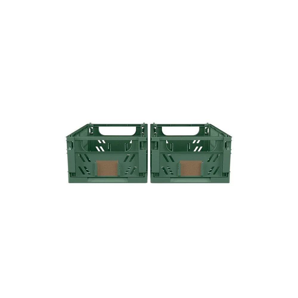 Day foldbar opbevaringskasse - 2 stk. Dill Sage XS - L:17 x B:12,5 x H:7 cm