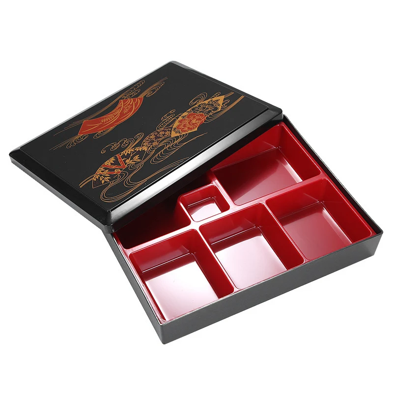 Japanese Wood Grain Lunch Box Small