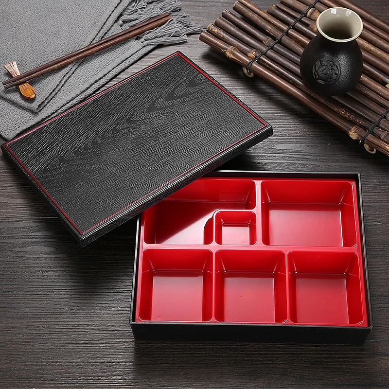 Japanese Wood Grain Lunch Box Small