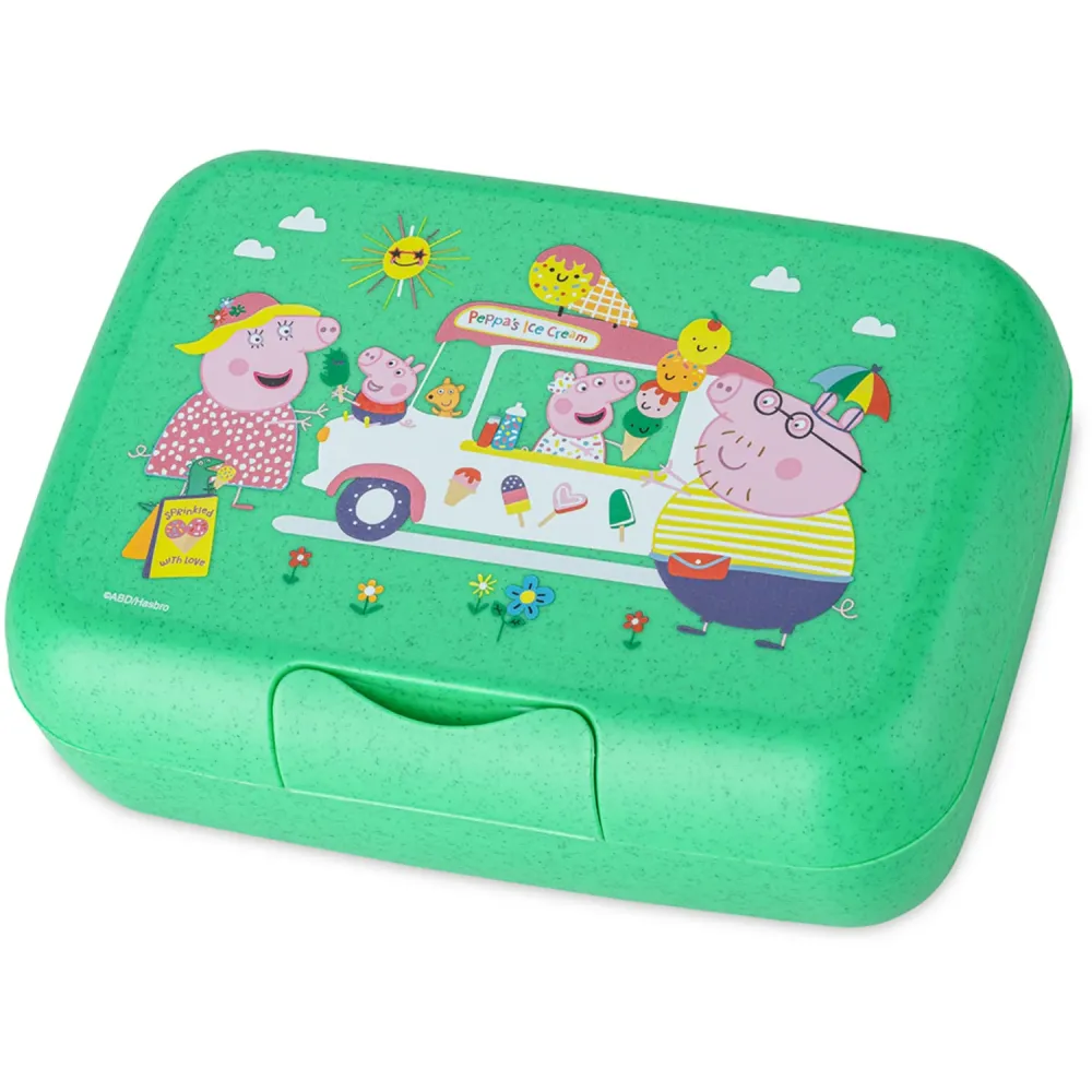 Koziol Eco-friendly Spring Green Lunch Box Med Separation Skål Candy L Peppa Pig Pop