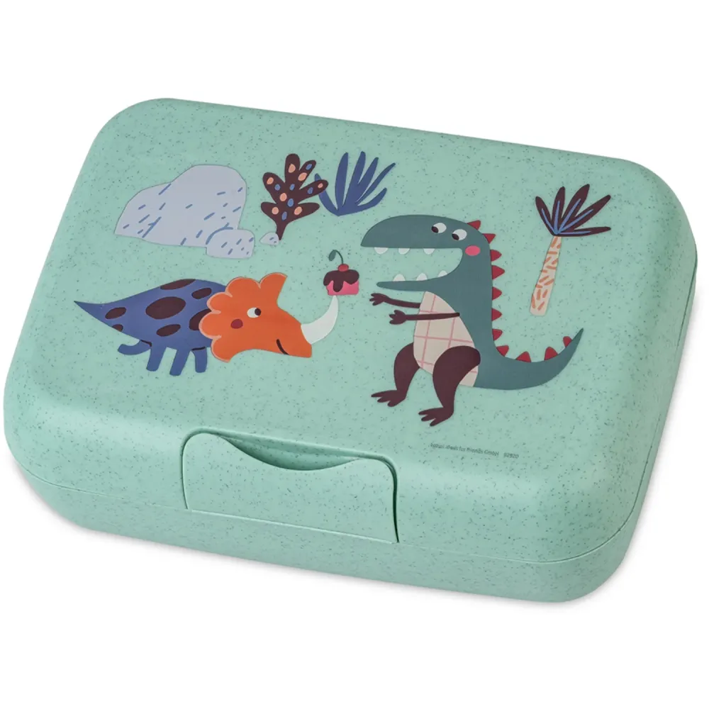 Koziol Organic Sage Mint Lunch Box Med Separat Skål Candy L Rex